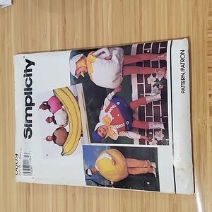 Simplicity 7415 Costume Sewing Pattern Banana Sundae Humpty Dumpty Baseball Pump